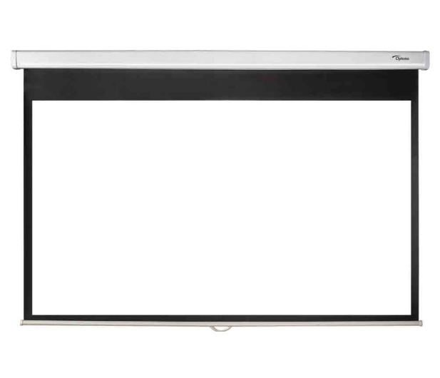 Optoma Ekran ręczny 92' 203x114 16:9 Biały Matowy - 259699 - zdjęcie